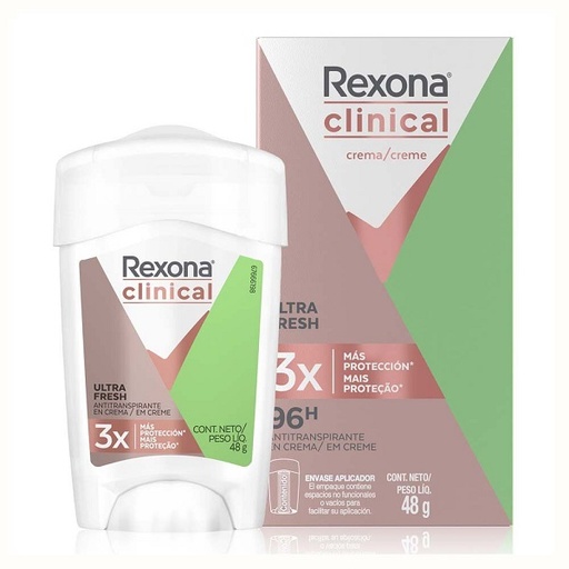 [901040] REXONA CLINICAL WOMEN ULTRA FRESH 48 GR (VERDE CLARO)