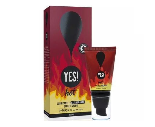 [7800004004560] YES! GEL LUBRICANTE INTIMO HOT X 40 ML