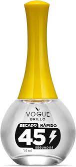 [7509552789065] VOGUE ESMALTE BRILLO  SECADO RAPIDO 45 SEGUNDOS 14 ML