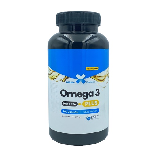 OMEGA 3 X 200 CAPS NATURAL FARM MBH