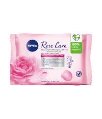 NIVEA TOALLITAS DESMAQUILLANTES ROSE CARE X 25 UNID
