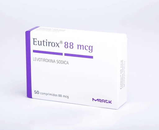 EUTIROX 88 MCG X 50 COMP (LEVOTIROXINA)