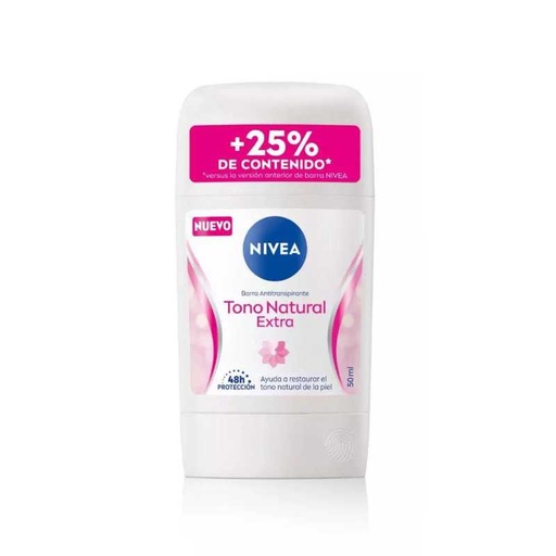 NIVEA DESOD BARRA WOMEN TONO NATURAL 54 GR