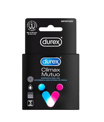 DUREX CLIMAX MUTUO X 3 UNID