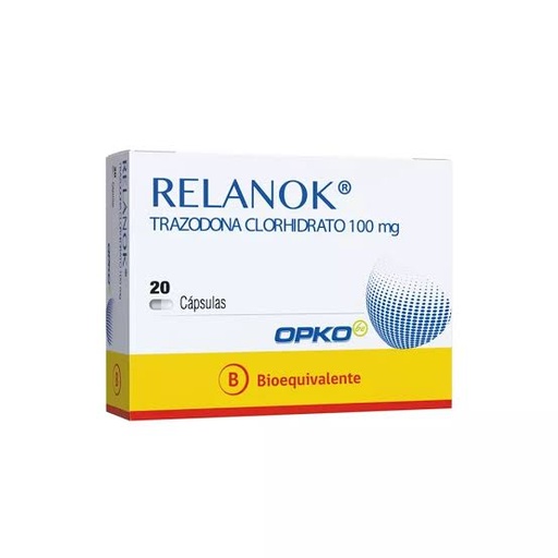 RELANOK 100 MG X 20 CAP (TRAZODONA)