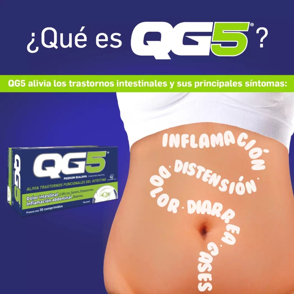 QG5 X 30 COMP (PSIDIUM GUAJAVA) | Farmazon-Farmacia On Line Líder en Chile