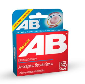 AB MIEL LIMON ANTISEPTICO X 12 COMP(CLORHEXIDINA)