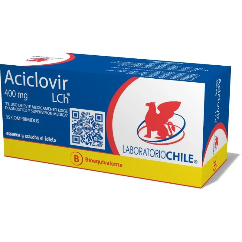 ACICLOVIR 400 MG LCH X 35 COMP (GENER) (PTM)