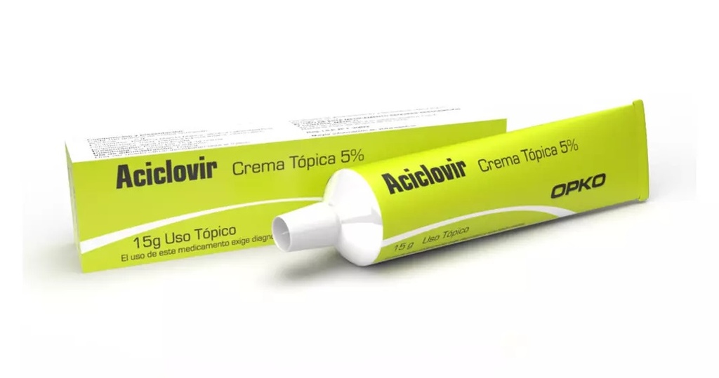ACICLOVIR 5 % CREMA OPKO X 15 GR (GENER) (PTM)