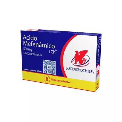 ACIDO MEFENAMICO 500 MG LCH X 10 COMP (GENER)