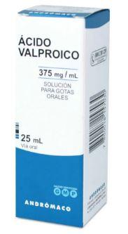 ACIDO VALPROICO GOTAS 375 MG/ML ANDR X 25 ML (GENER)****