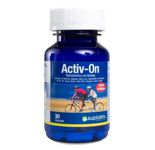 ACTIV-ON MULTIVITAMINICO CON GINSENG X 30 CAPS SUPLALIM