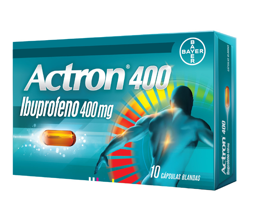 ACTRON 400 MG X 10 CAPS (IBUPROFENO) (PTM)