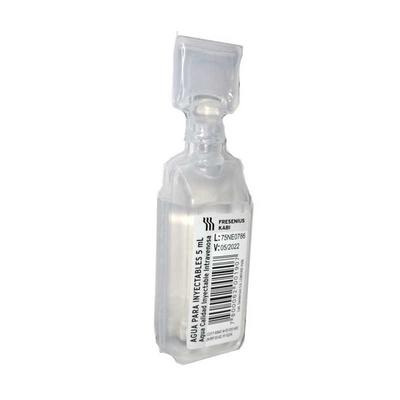 AGUA BIDESTILADA X 5 ML (AGUA ESTERIL)***