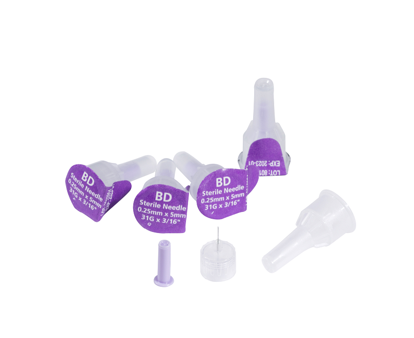 AGUJA LAPIZ INSULINA 31G X 5 MM (MORADO)