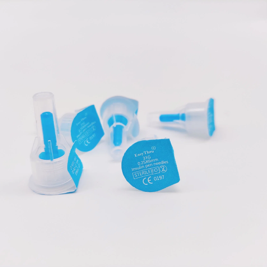 AGUJA LAPIZ INSULINA 31G X 6 MM (CELESTE)