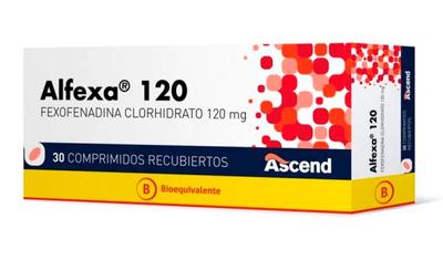 ALFEXA 120 MG X 30 COMP (FEXOFENADINA)