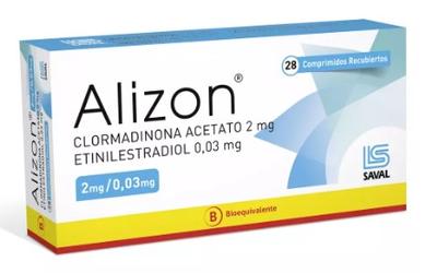 ALIZON X 28 COMP (CLORMADINONA 2 MG/ETINILESTRADIOL 0.03 MG) (HORM)