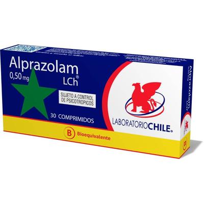 ALPRAZOLAM 0,5 MG LCH X 30 COMP (PSICO) (PTM)