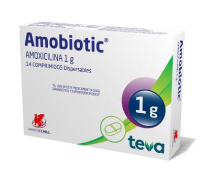 AMOBIOTIC 1 GR DISPERSABLES  X 14 COMP (AMOXICILINA)