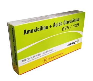 AMOXICILINA/CLAVULANICO 875/125 OPKO X 20 COMP (GENER)