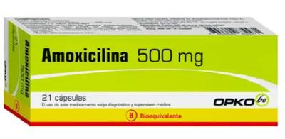 AMOXICILINA 500 MG OPKO X 21 CAP (GENER) (PTM)
