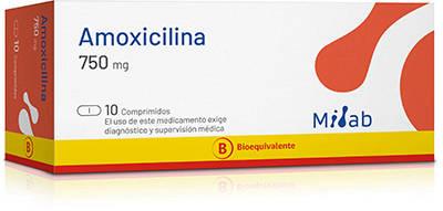 AMOXICILINA 750 MG MINTLAB X 10 COM (GENER) (PTM)