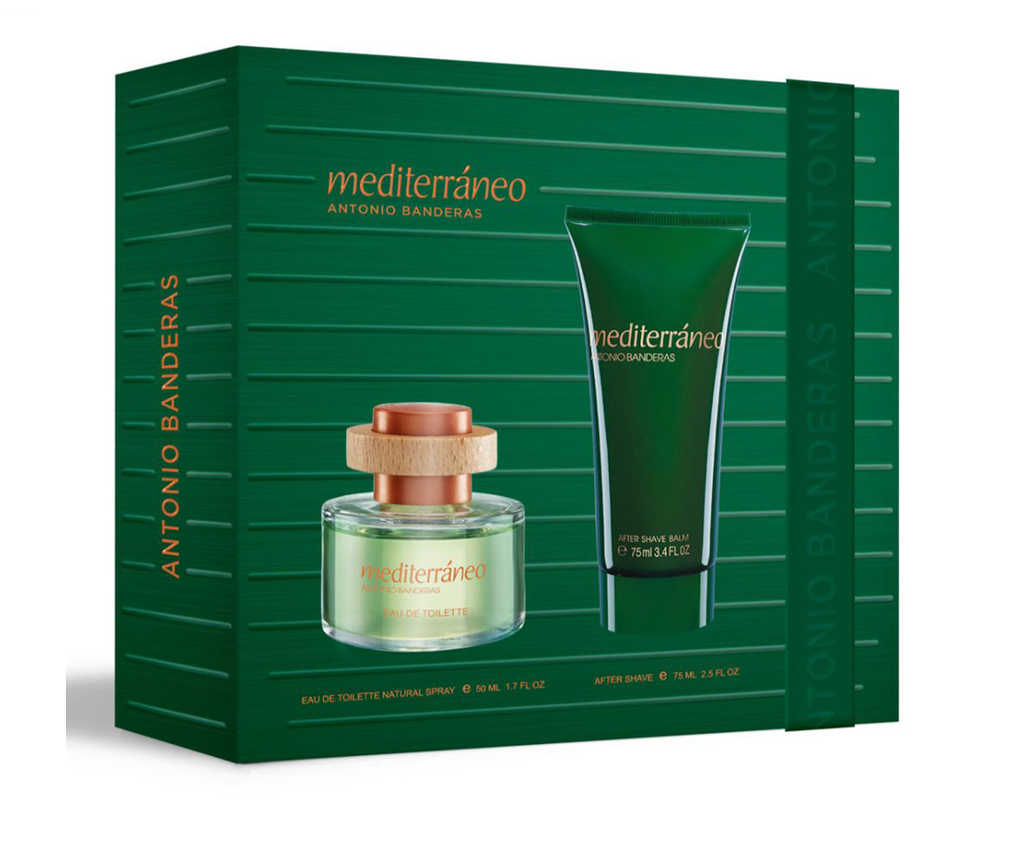 ANTONIO BANDERAS PACK MEDITERRANEO EDT 50 ML + AFTER SHAVE 75 ML