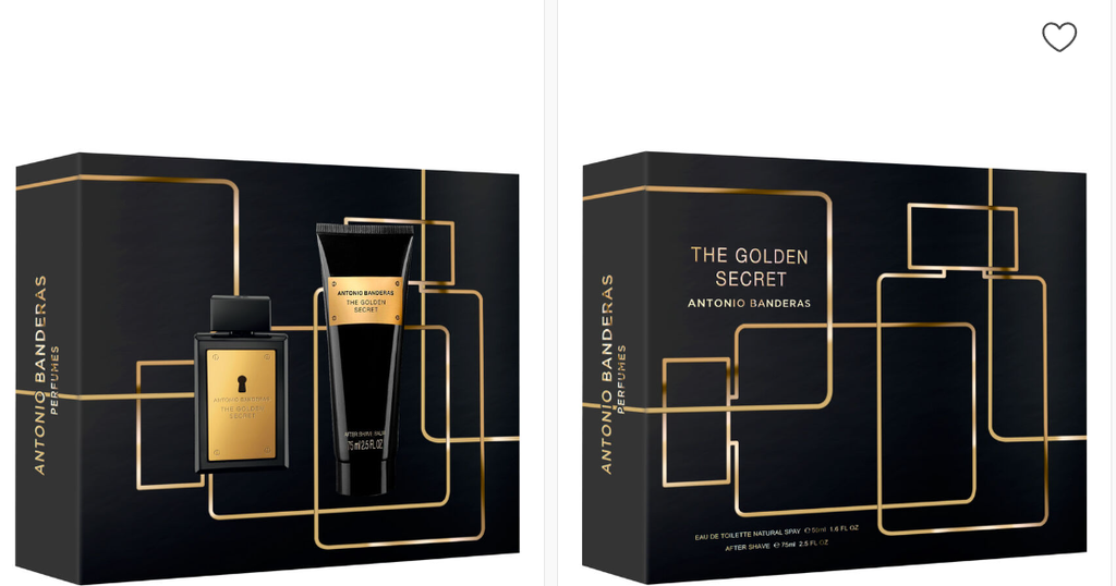 ANTONIO BANDERAS PACK THE GOLDEN SECRET EDT 50+ AFTER SHAVE 75 ML