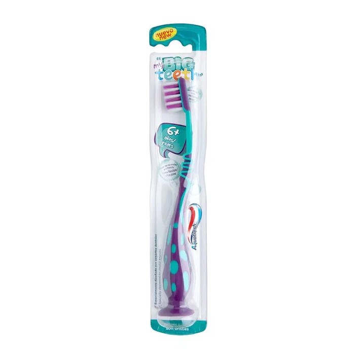 AQUAFRESH CEPILLO BIG TEETH 6+ AÑOS X 1 UNID