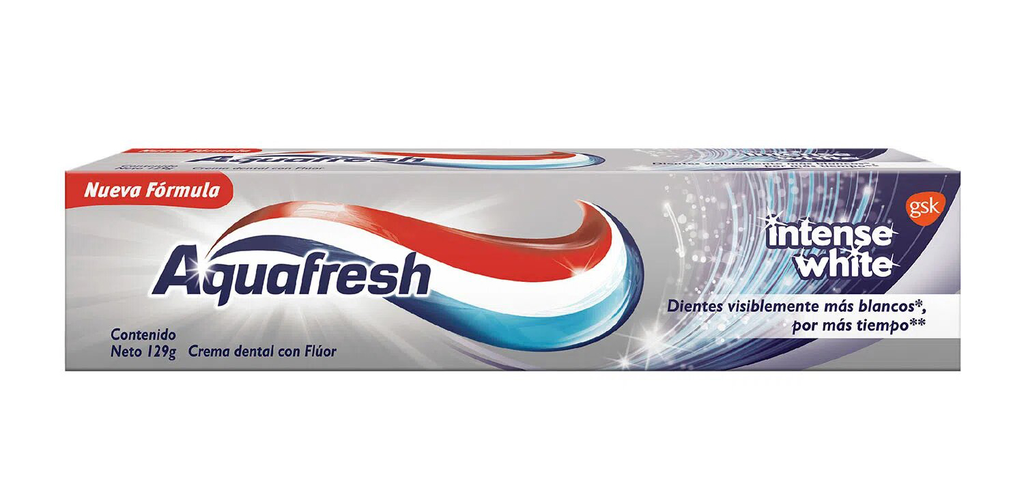AQUAFRESH PASTA INTENSE WHITE X 129 GR