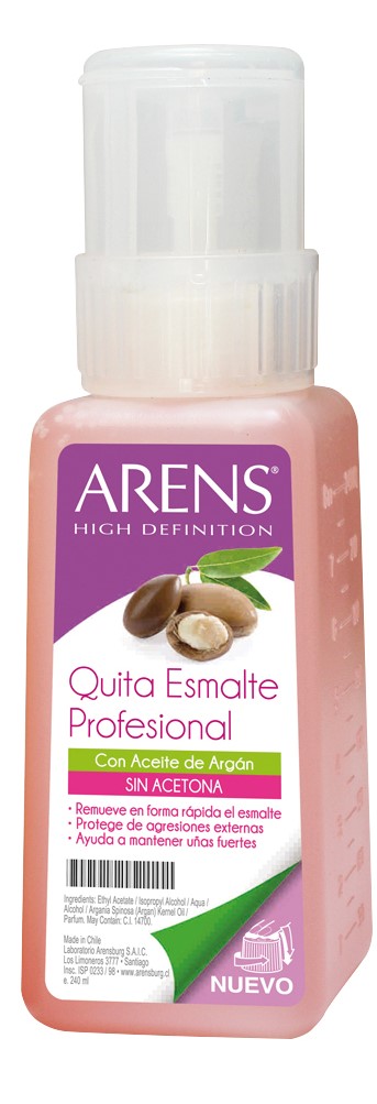 ARENS QUITAESMALTE ACEITE DE ARGAN 240 ML