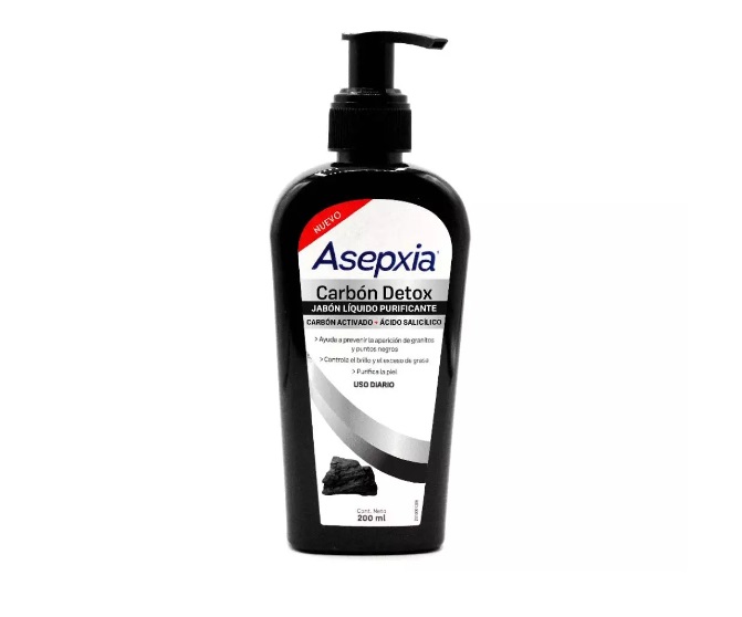 ASEPXIA CARBON DETOX JABON LIQUIDO PURIFIC X 200 ML