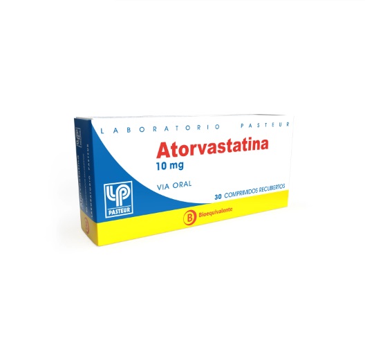 ATORVASTATINA 10 MG PASTEUR X 30 COMP (GENER) (PTM)