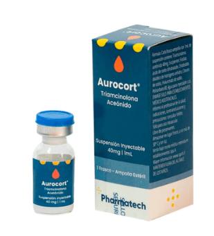 AUROCORT 40 MG/1 ML X 1 FRASCO AMPOLLA (TRIAMCINOLONA ACETONIDO)