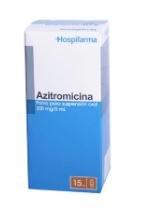 AZITROMICINA JARABE 200 ML/5ML POLVO HOSPIFARMA X 15 ML (GENER) (PTM)