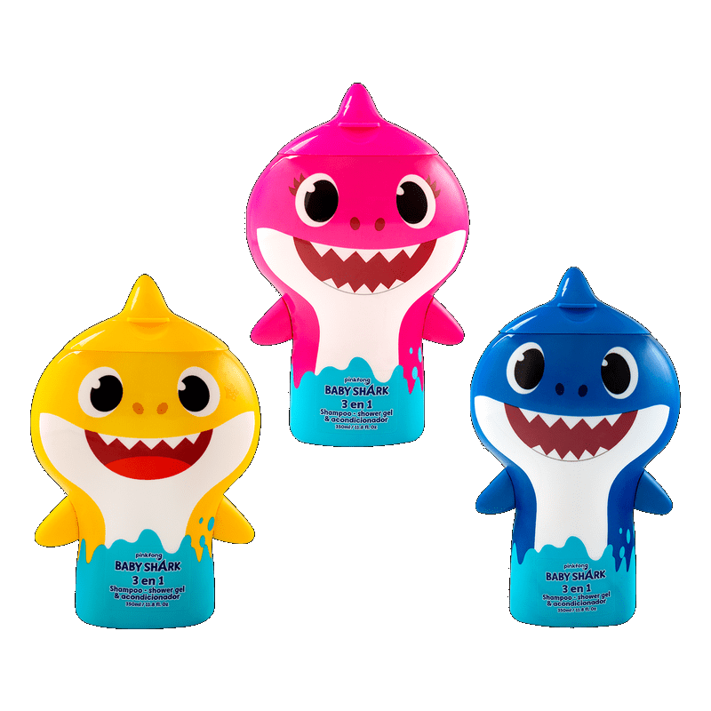 BABY SHARK 3 EN 1 SHAMPOO-SHOWER GEL-ACONDICIONADOR 350 ML