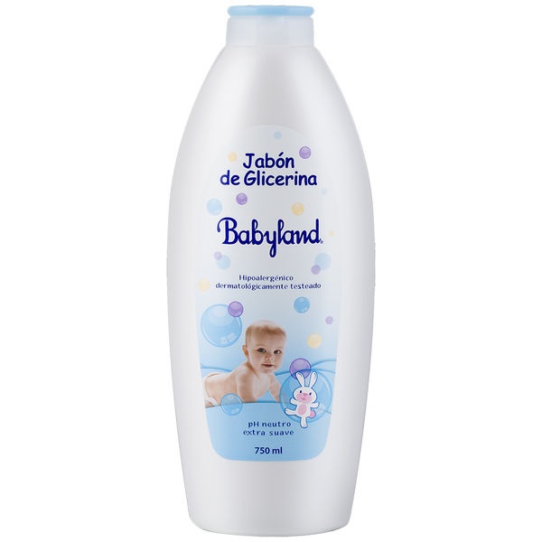 BABYLAND JABON GLICERINA CELESTE/ROSADO 750 ML