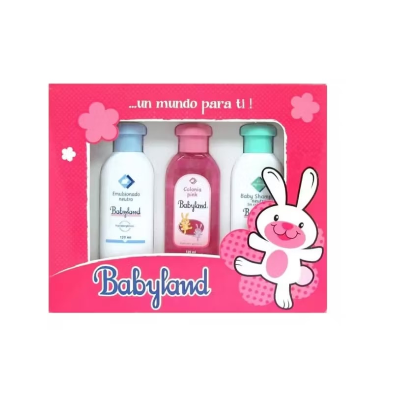 BABYLAND PACK PINK SHAMPOO/COLONIA/EMULSION ET81760