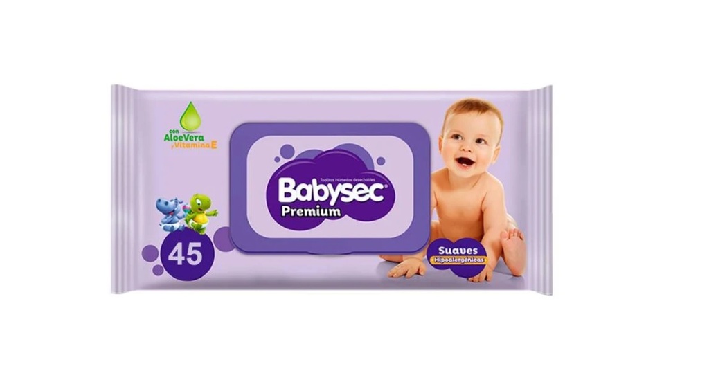 BABYSEC TOALLITAS HUMEDAS PREMIUM X 45 UNID