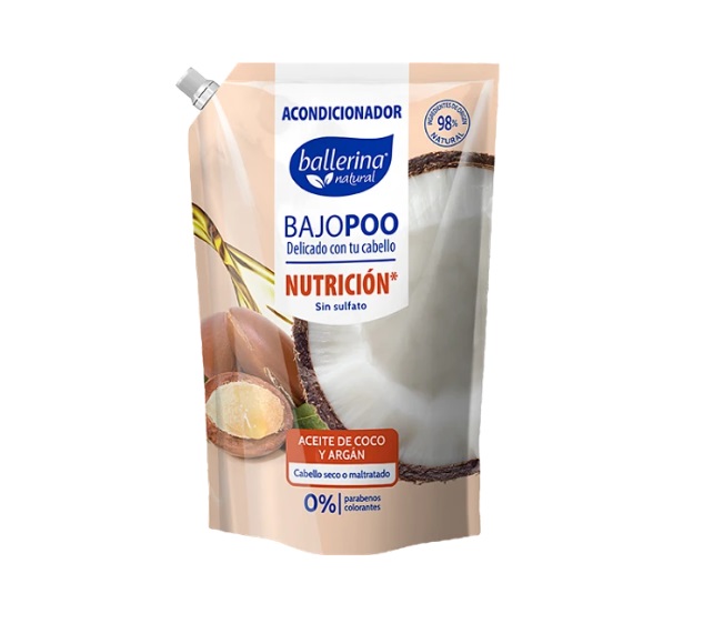 BALLERINA ACONDICIONADOR BAJOPOO NUTRICION 750 ML***