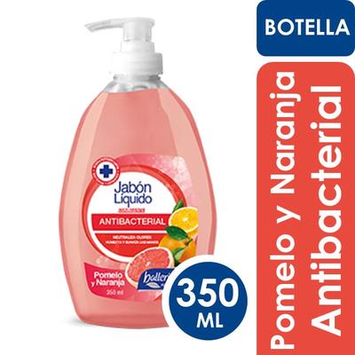 BALLERINA JABON FRASCO DISP ANTIB. POMELO/NARANJO X 350 ML***