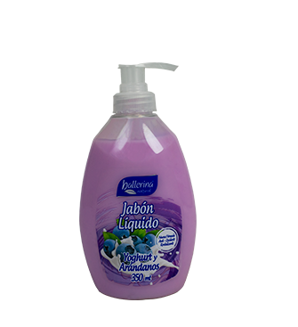 BALLERINA JABON FRASCO DISP YOGURT ARANDANO X 350 ML