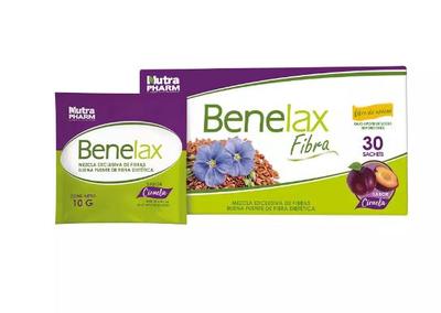 BENELAX FIBRA POLVO X 30 SACHETS NUTRAPHARM (LINAZA,RUIBARBO, PIÑA)***