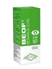 BEOF 0.5 % SOL OFTALMICA X 5 ML (BETAXOLOL) (PTM)