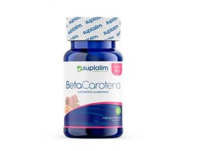 BETACAROTENO 6 MG X 30 CAPS SUPLALIM (NAT)*DESCUENTO PRONTO VENCE*