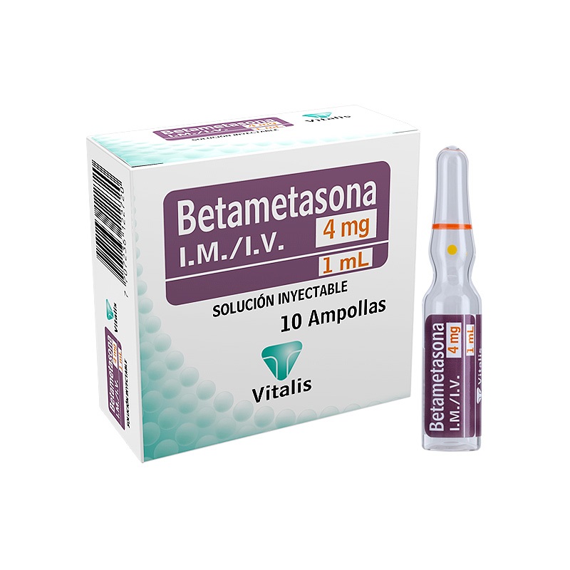BETAMETASONA INYECTABLE 4 MG /ML X 5 AMP (GENER)(PTM)