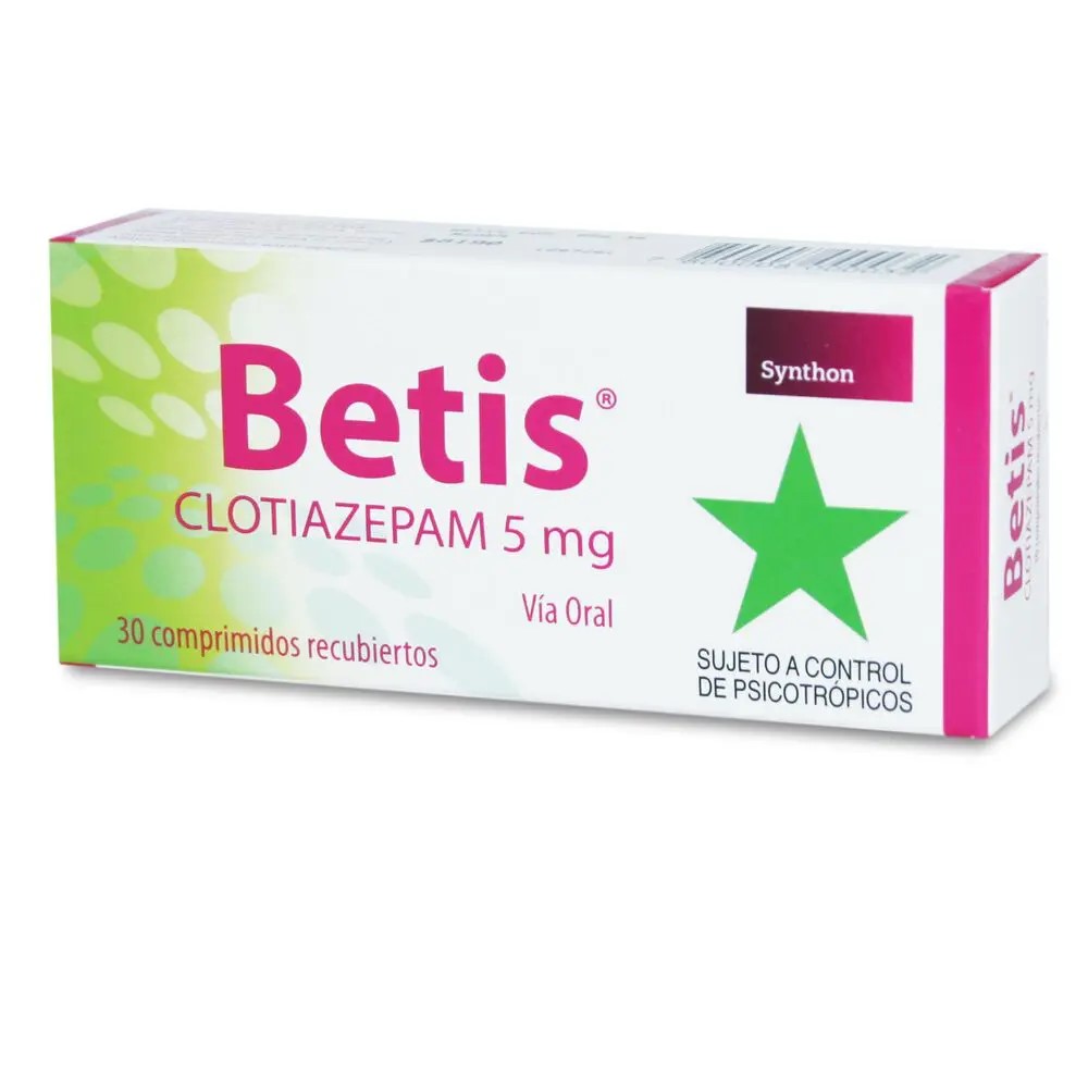 BETIS  5 MG X 30 COMP (CLOTIAZEPAM) (PSICO)