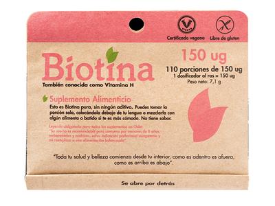 BIOTINA 150 UG X 110 PORCIONES (DULZURA NATURAL)