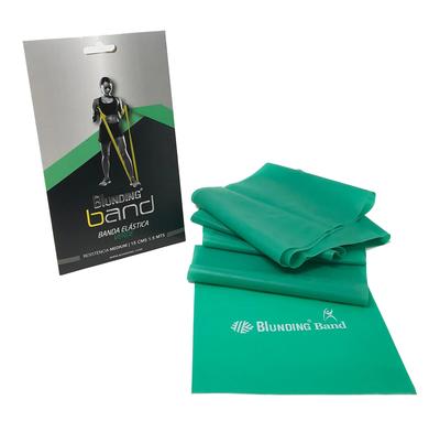 BLUNDING BANDA DE LATEX VERDE X 2 MTS MEDIUM (ORTOPEDIA)